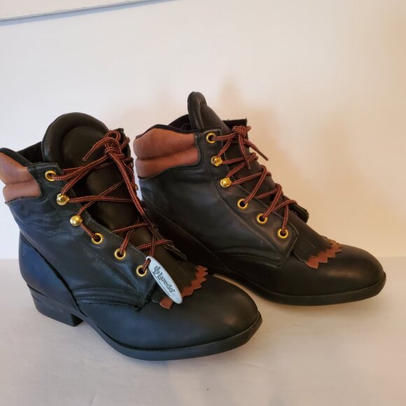 Laredo Women's Perform air 1.5" Hight heel Round Toe Western Ankle Boot Size 7M. - Picture 3 of 13